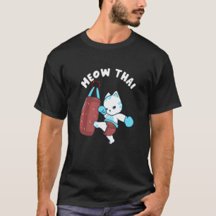 Camiseta Saco de Pancadas Muay Thai Gato Mia Tailandês Espo