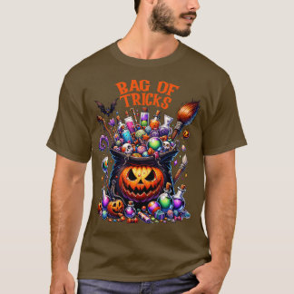 Camiseta Saco De Truques É Pessoas Da Época De Halloween