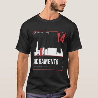 Camiseta Sacramento California Skyline ShiftTape Vol 14