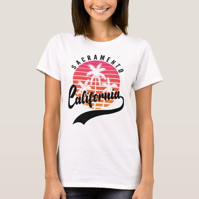 Camiseta Sacramento, California Sunset Women's T-Shirt (Frente)