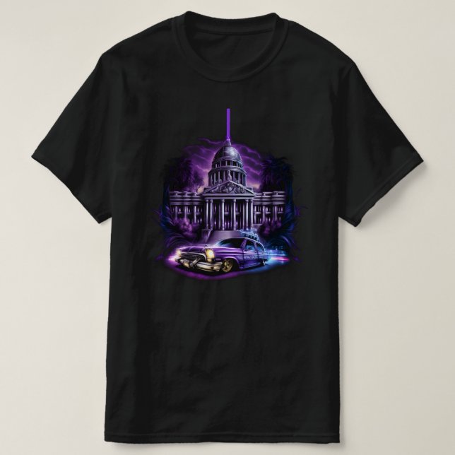 Camiseta Sacramento Kings Lowrider Bomba Acende Feixe (Frente do Design)