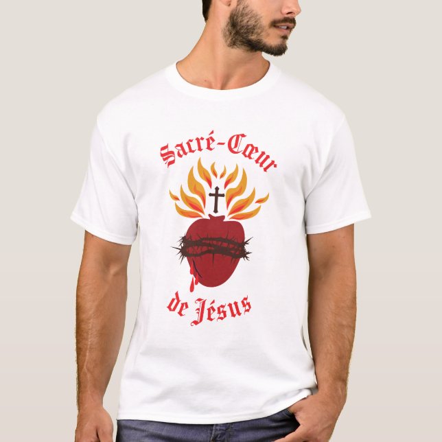 Camiseta Sacré-Coeur de Jésus/Sagrado Coração de Jesus (Frente)