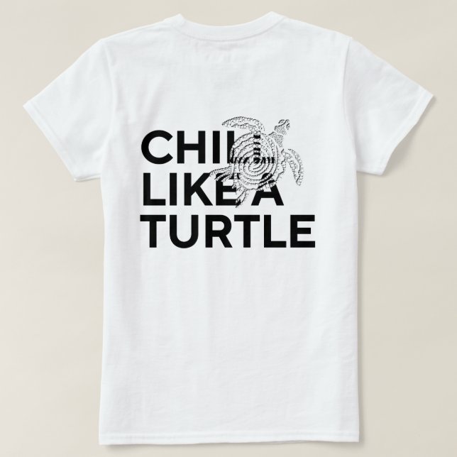 Camiseta Sacred Spiral Turtle (Verso do Design)