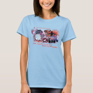 Camiseta Sacrifício por amor. Pare a hemorragia