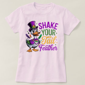 Camiseta 🎭 Sacudir A Sua Pé Da Cauda Mardi Gras T-Shirt -