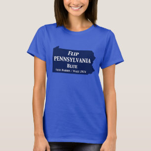 Camiseta Sacudir da Pensilvânia Blue em 2024