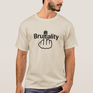 Camiseta Sacudir de Brutalidade da Polícia de T-Shirt