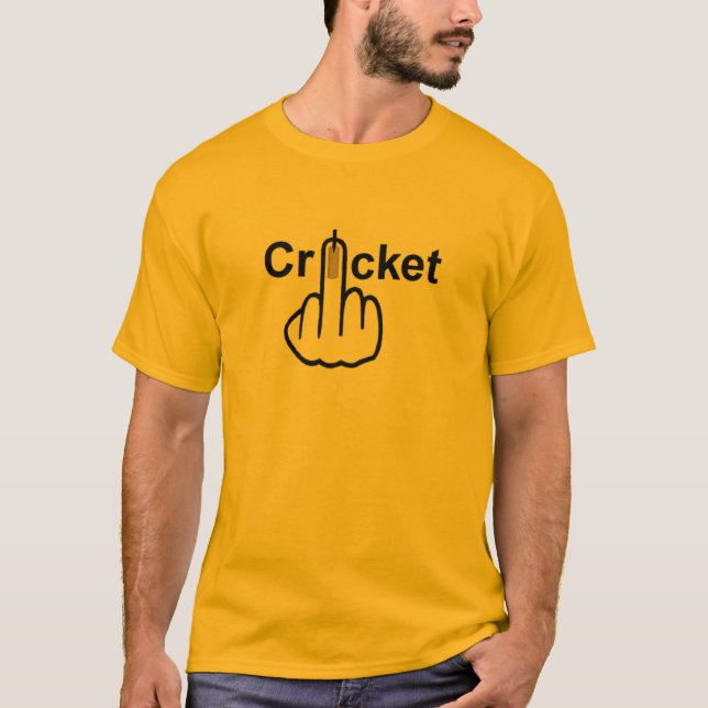Camiseta Sacudir de críquete T-Shirt (Frente)