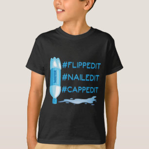 Camiseta Sacudir De Garrafa De Água Campeão De Ventilaç