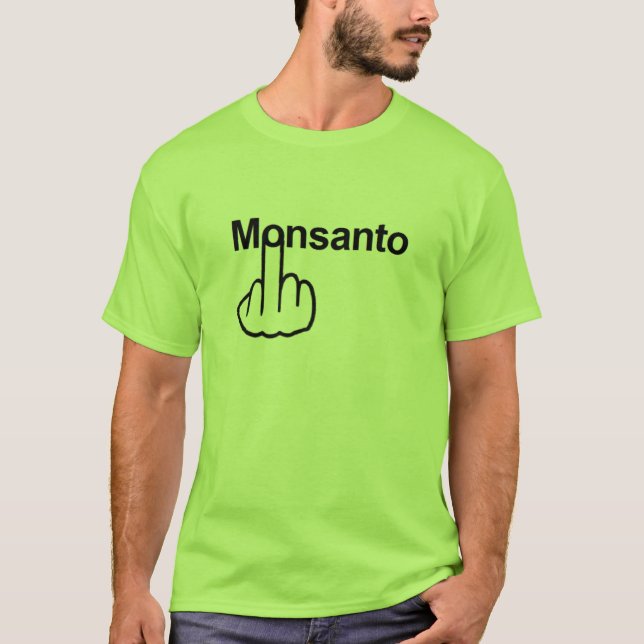 Camiseta Sacudir de Monsanto do t-shirt (Frente)