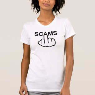 Camiseta Sacudir de T-Shirt Scams