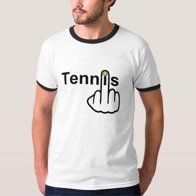 Camiseta Sacudir de Tênis de T-Shirt (Frente)
