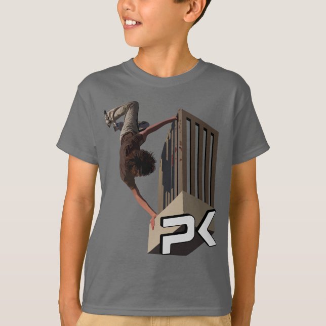 Camiseta Sacudir do trilho de Parkour (Frente)