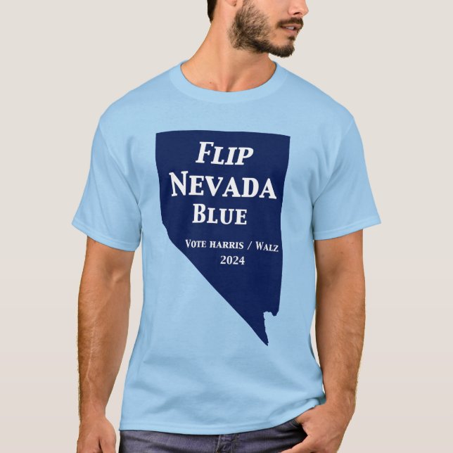 Camiseta Sacudir Nevada Blue em 2024 (Frente)