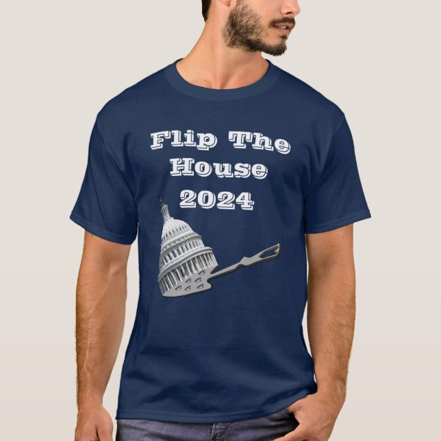 Camiseta Sacudir Votação Azul 2024 (Frente)