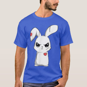 Camiseta Sad Broken Cute Emo Bunny, Gótico Louco E Triste