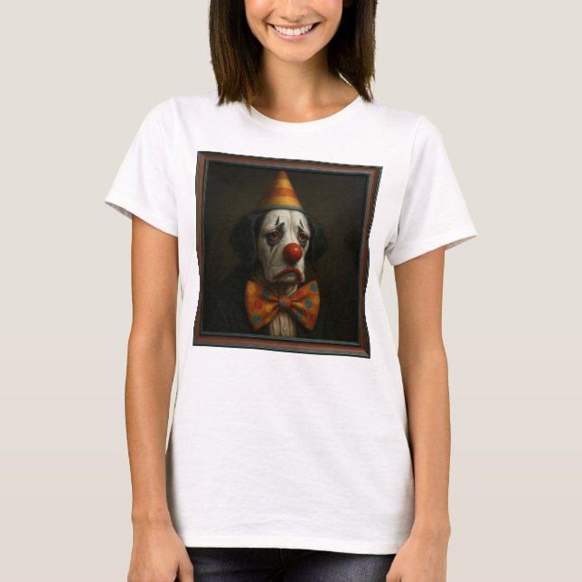 Camiseta Sad Clown Dog (Frente)