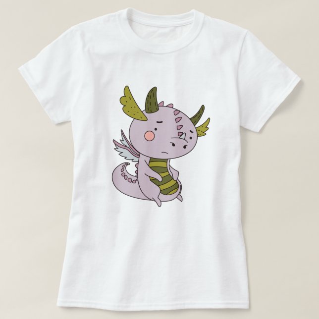 Camiseta Sad Dragon (Frente do Design)
