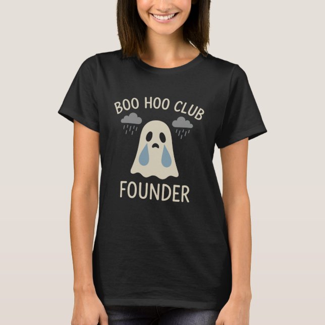 Camiseta Sad Ghost Ghost Humor Anxiety Ghost Mental Health  (Frente)