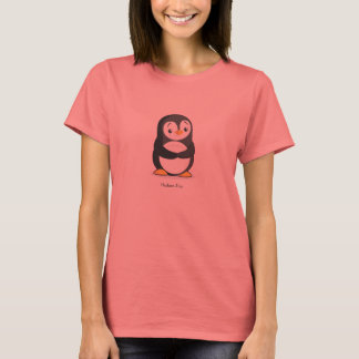 Camiseta Sad Penguin Ladies Ringer Shirt