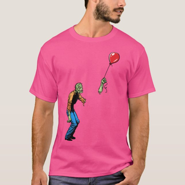 Camiseta Sad Zombie with Balloon boy (Frente)