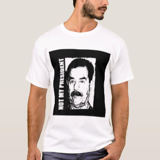 Camiseta Saddam Hussein não é meu presidente