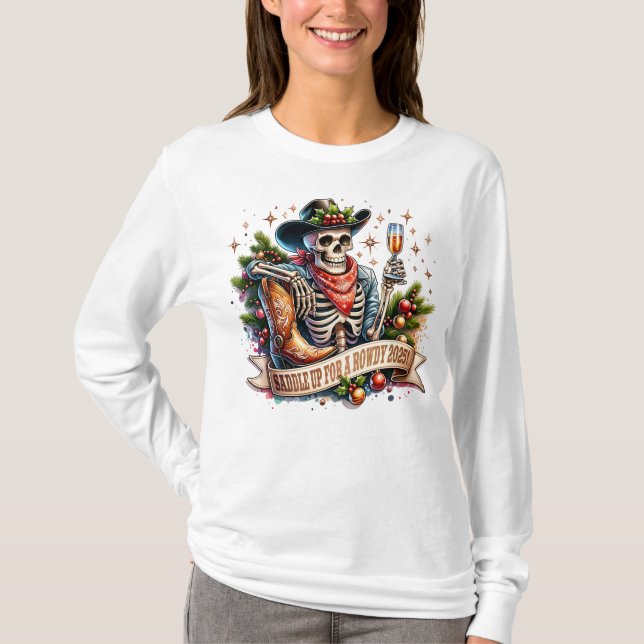 Camiseta Saddle Up For A Rowdy 2025 (Frente)