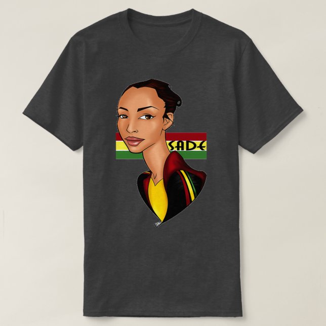 Camiseta Sade Adu Jazz (Frente do Design)