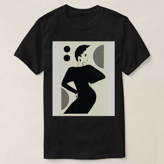 Camiseta Sade Danceteria 1983 (Frente do Design)