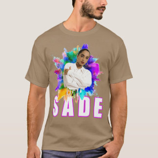 Camiseta Sade Engraçado Lindas Cores Sade Chemise Sade Beau