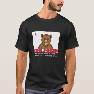 Camiseta Sadifornia California Flag Socal Norcal Cencal Sad