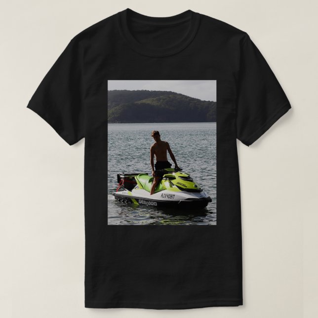 Camiseta Sadoo jet ski no paraíso (Frente do Design)