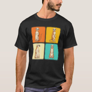 Camiseta Safari África Animal de Zoológico Fofo  Suricata P