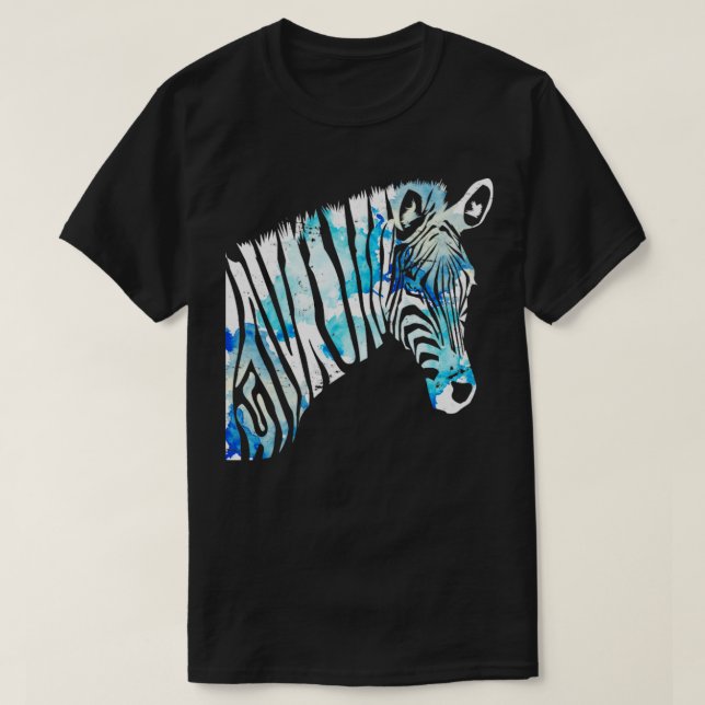 Camiseta Safari Africa Animal Zoo Keeper Zebra (Frente do Design)