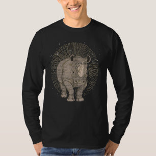 Camiseta Safari Africano Animal Paquiderme Rinoceronte Rhin