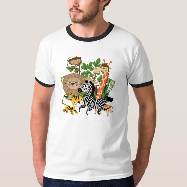 Camiseta Safari animal (Frente)