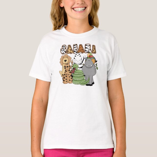 Camiseta Safari animal (Frente)