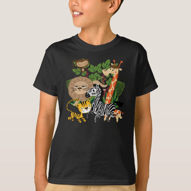 Camiseta Safari animal (Frente)