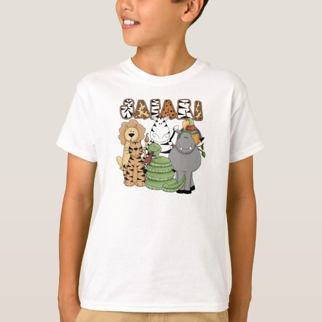 Camiseta Safari animal (Frente)
