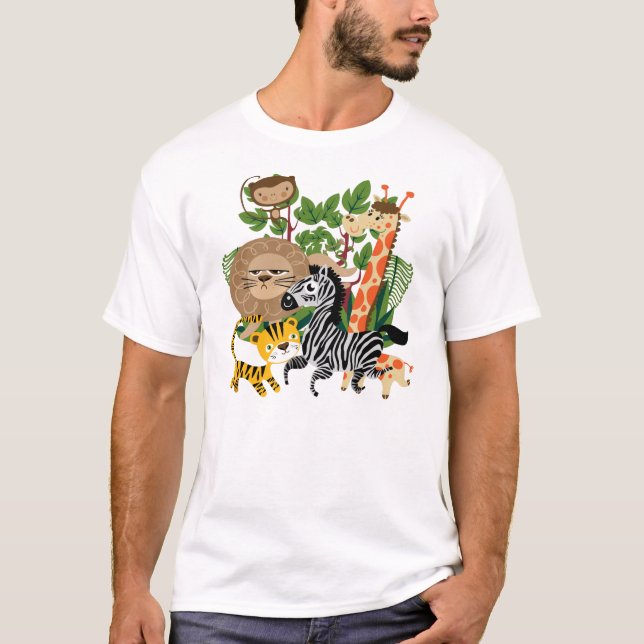 Camiseta Safari animal (Frente)