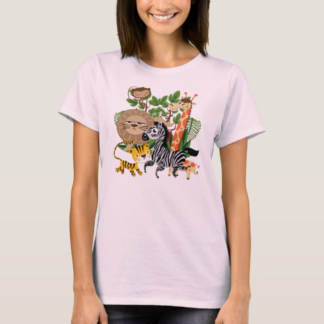 Camiseta Safari animal (Frente)