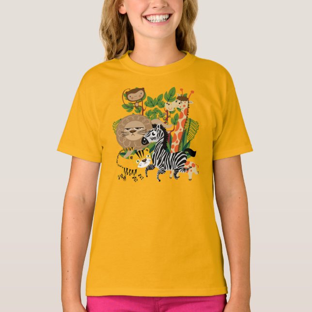 Camiseta Safari animal (Frente)