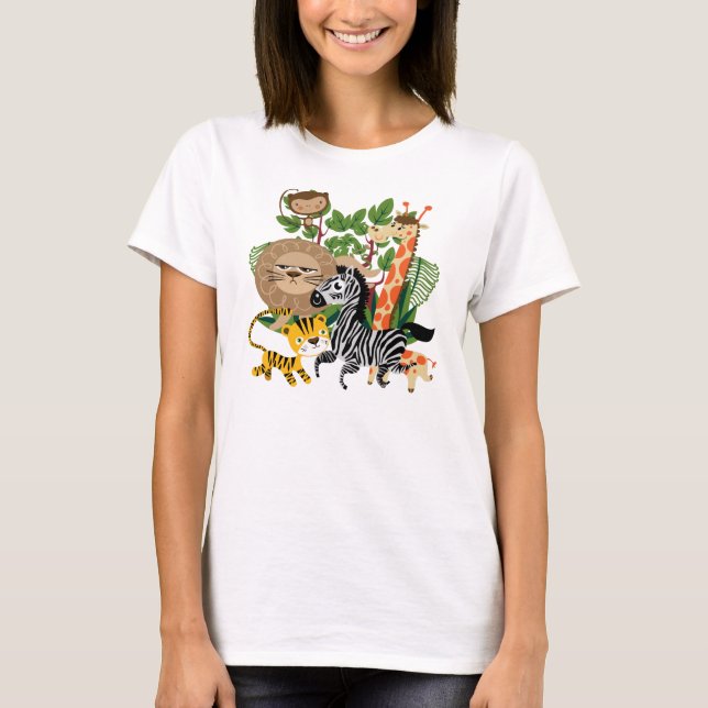Camiseta Safari animal (Frente)