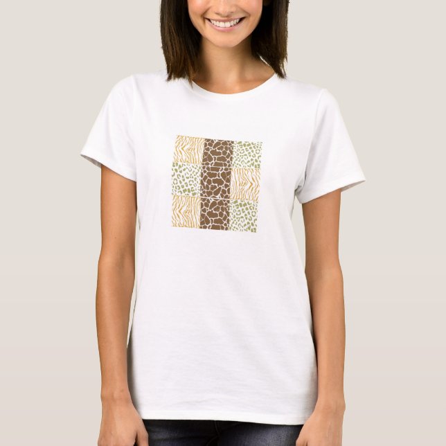 Camiseta Safari Animal Pattern (Frente)