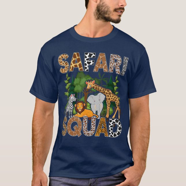 Camiseta Safari Art for Men Women Zoologist African Print Z (Frente)