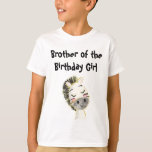 Camiseta Safari Birthday Brother T-Shirt<br><div class="desc">Comemorar um aniversário é um assunto de família! Consiga camisas iguais para toda a família para que possa comemorar no estilo. Não só é divertido combinar com o tema,  como também vamos outros pais facilmente sabem quem são os anfitriões da festa! Estas camisas de safari são o toque perfeito!</div>