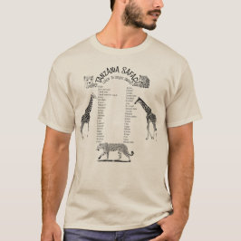 Camiseta Safari de Tanzânia