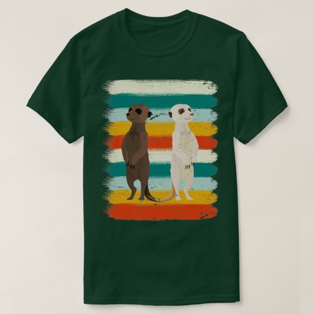 Camiseta Safari Meerkat (Frente do Design)