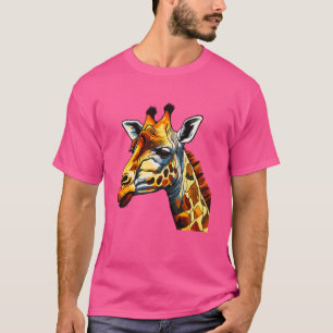 Camiseta Safari Night, Zoo Animal, Giraffe Amantes de os an