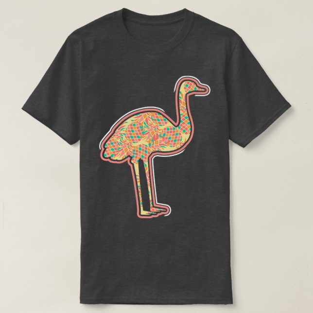 Camiseta Safari Ostrich (Frente do Design)